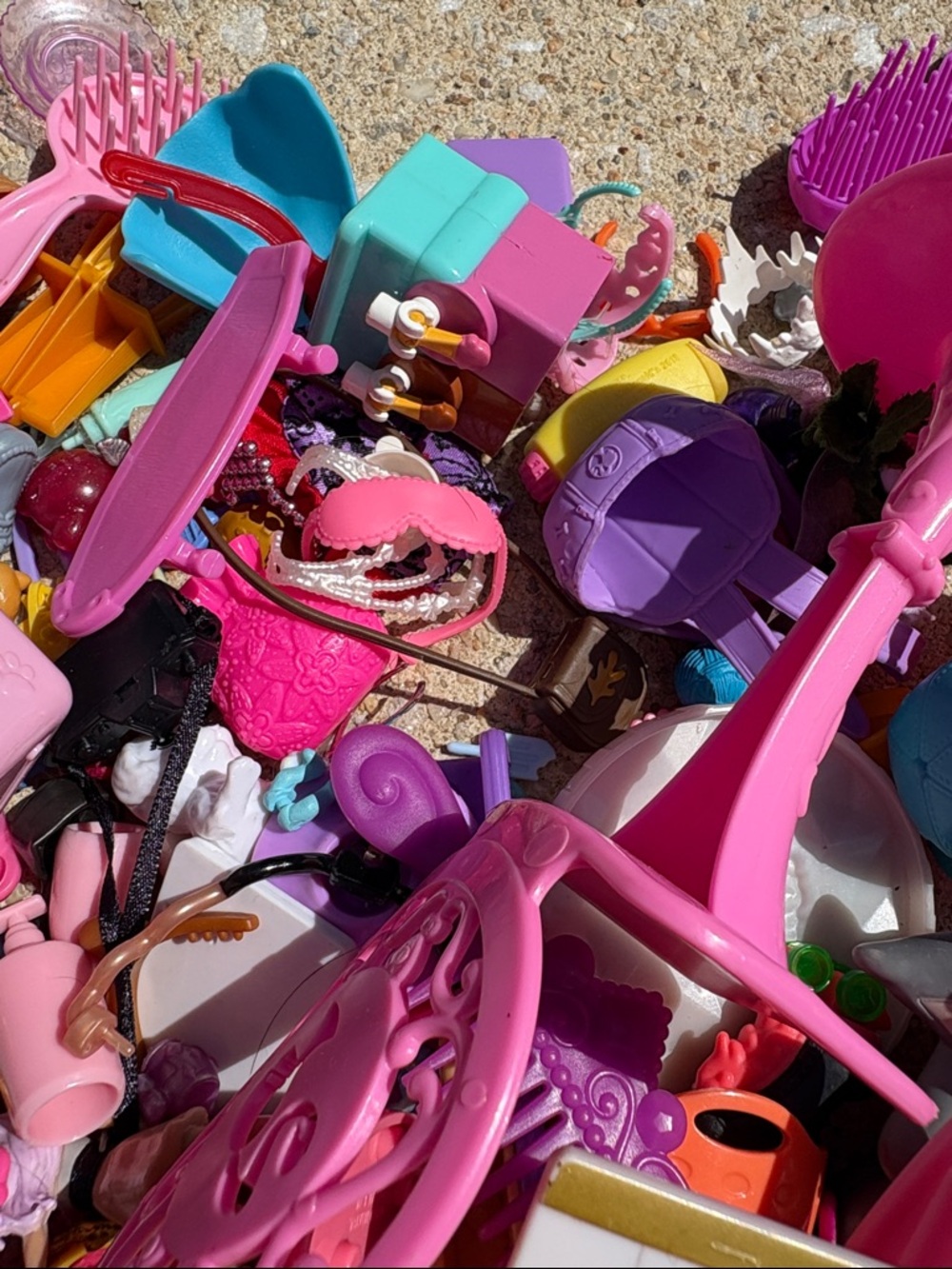 Assorted Barbie Accessories - Pink Mix - Picture 6 of 12